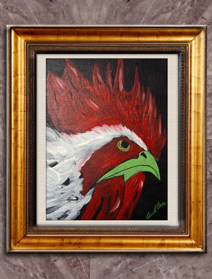 Chickens On Canvas 01